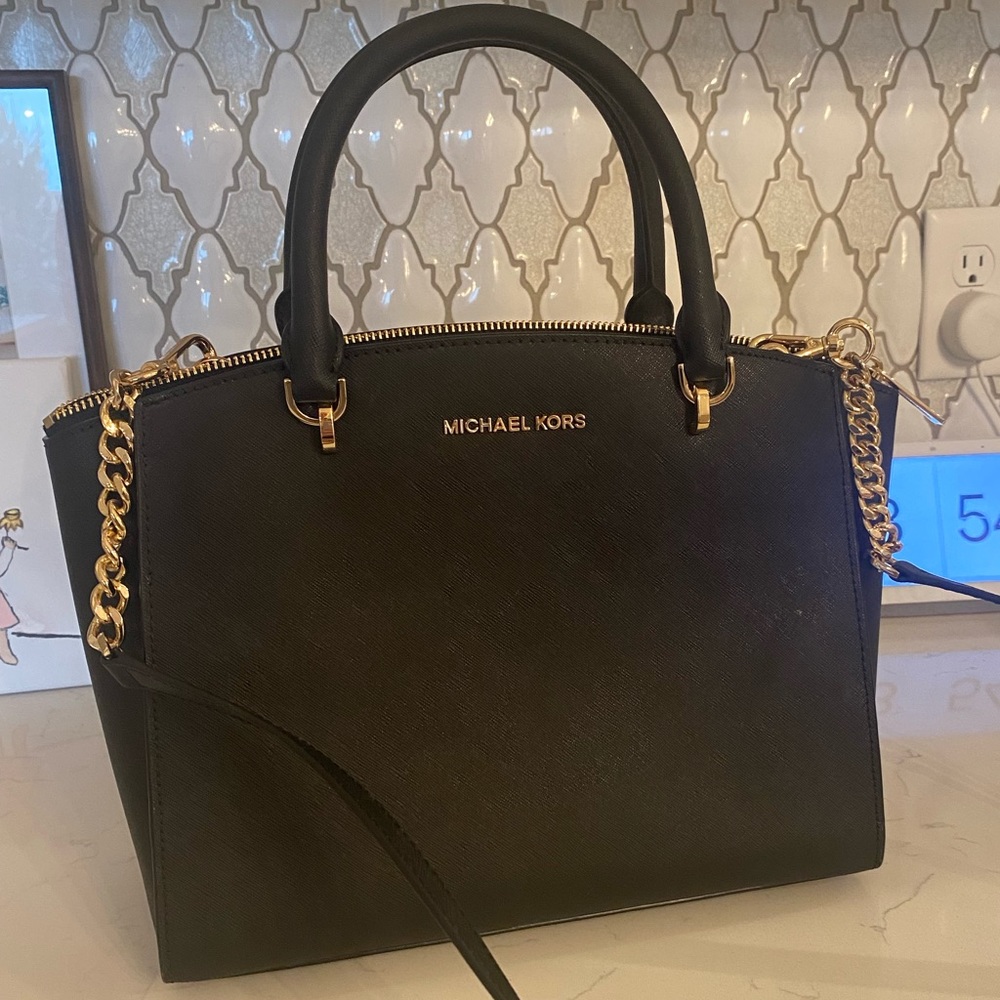 Michael Kors Medium Saffiano Leather Satchel *brand new*